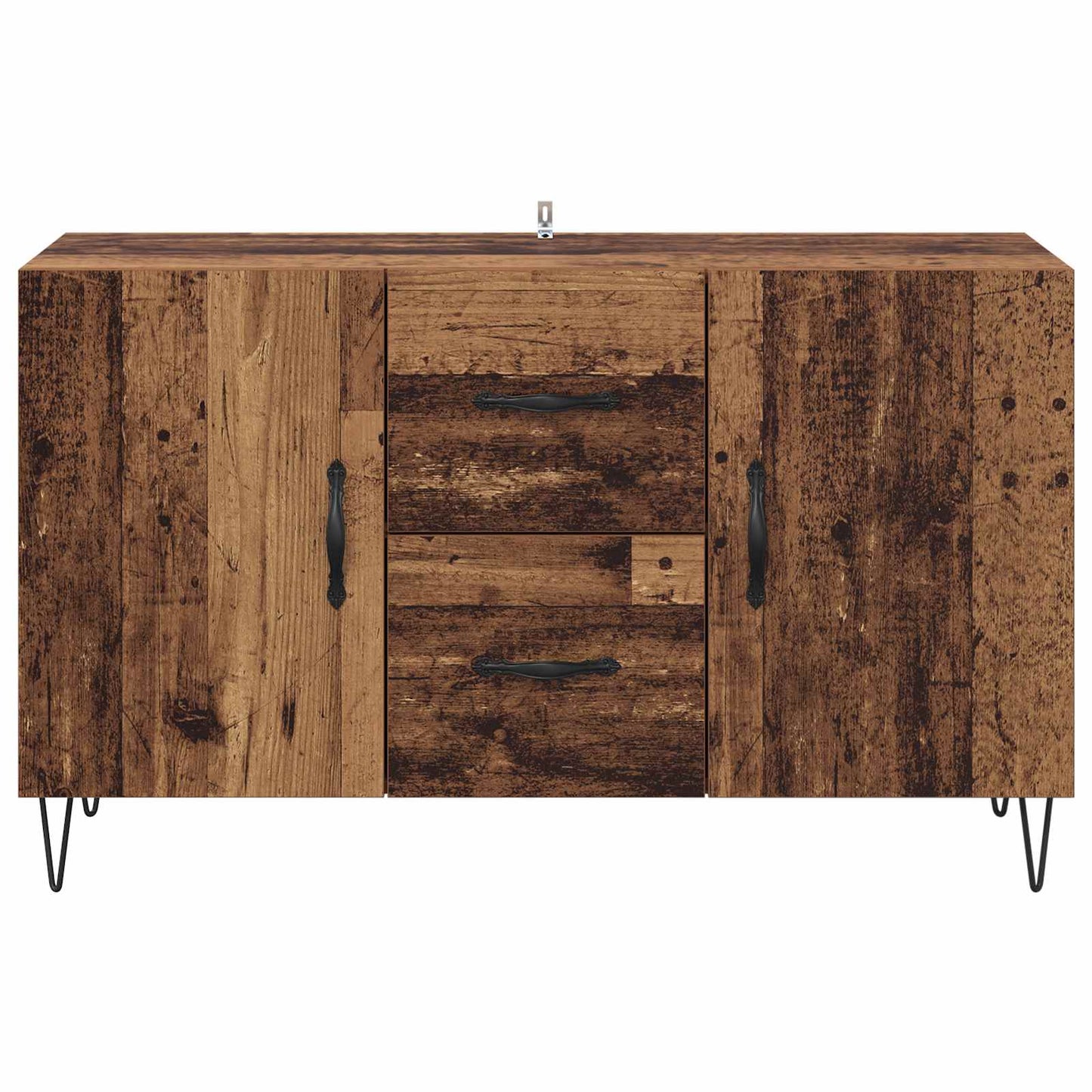 Sideboard with Drawer Old Wood 100 x 36 x 60 cm Engineered Wood