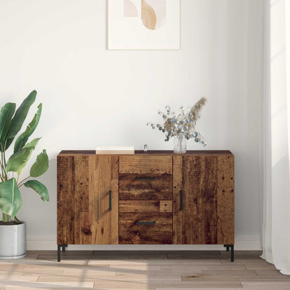 Sideboard with Drawer Old Wood 100 x 36 x 60 cm Engineered Wood
