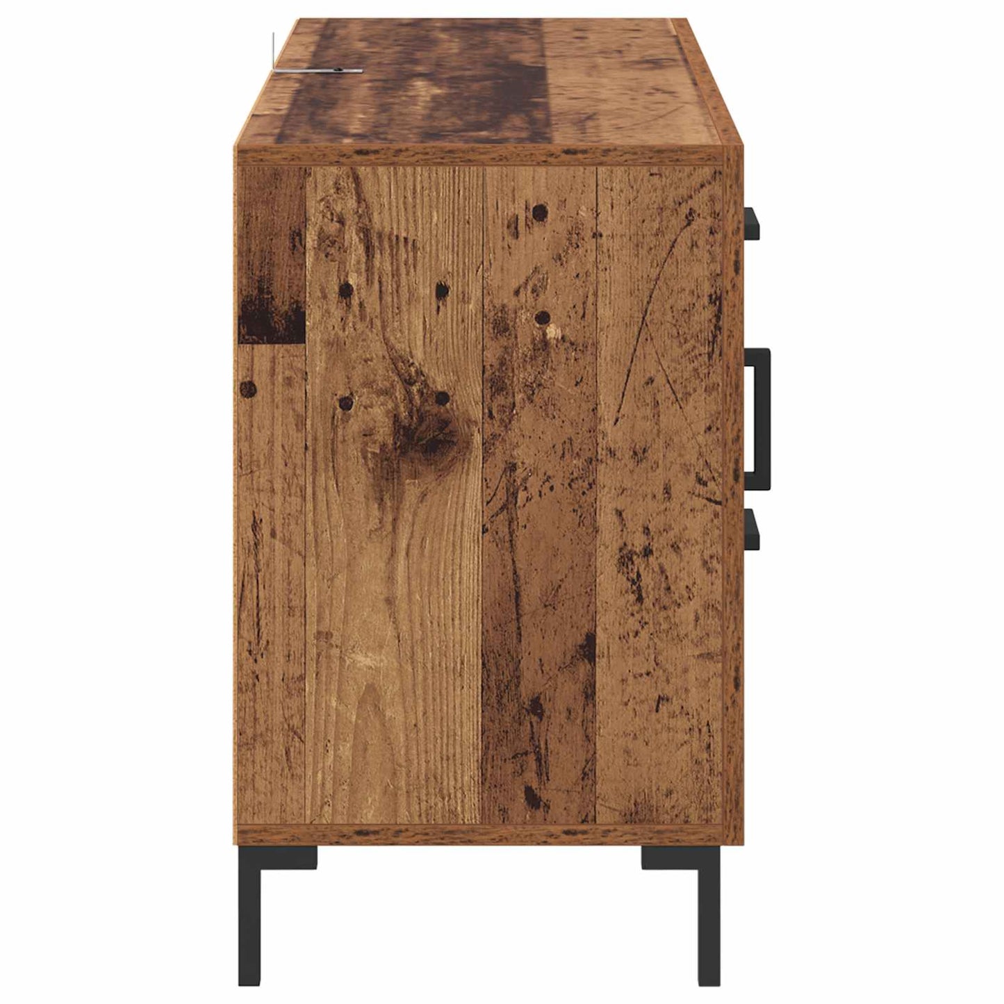 Sideboard with Drawer Old Wood 100 x 36 x 60 cm Engineered Wood