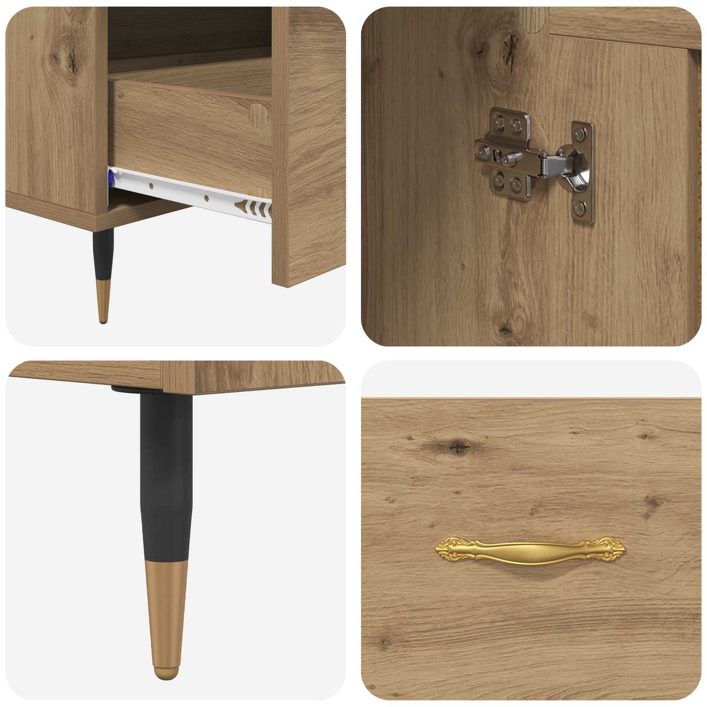 Highboard Artisan Oak 69.5 x 31 x 115 cm Engineered Wood