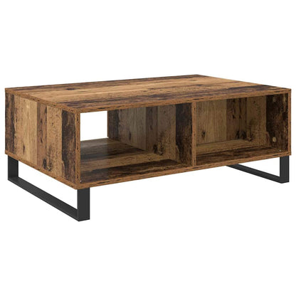 Coffee Table Old Wood 90 x 60 x 35 cm Engineered Wood
