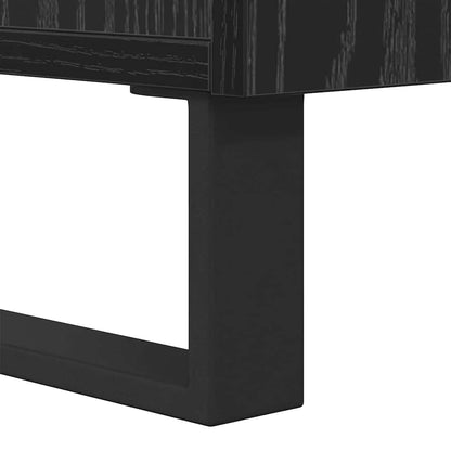 Coffee Table Black Oak 104 x 60 x 35 cm Engineered Wood