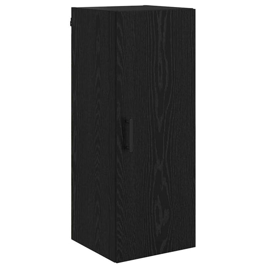 Wall Mounted Cabinet Black Oak 34.5 x 34 x 90 cm