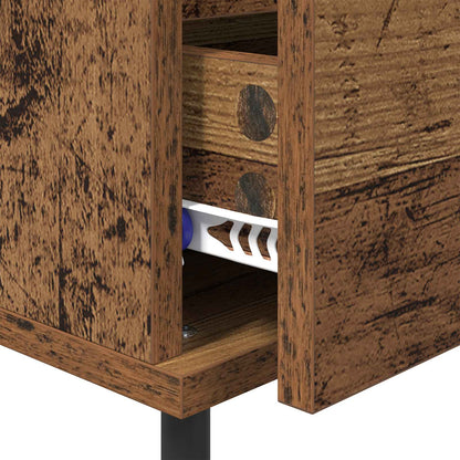 Bedside Cabinet Old Wood 40 x 35 x 50 cm Engineered Wood
