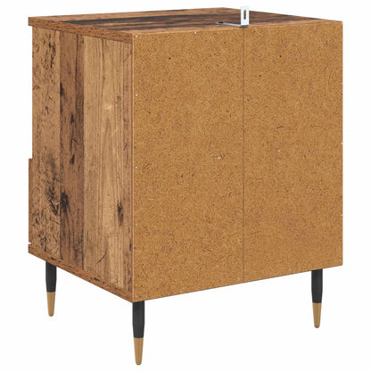 Bedside Cabinet 2 pcs Old Wood 40 x 35 x 50 cm Engineered Wood