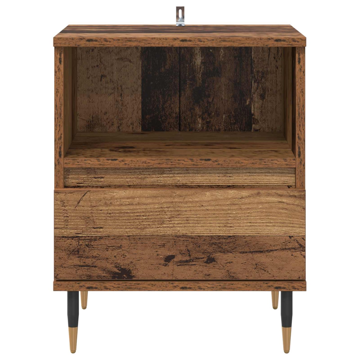 Bedside Cabinet 2 pcs Old Wood 40 x 35 x 50 cm Engineered Wood
