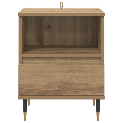 Bedside Cabinet with Drawer 2 pcs Artisan Oak 40 x 35 x 50 cm