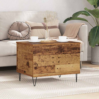 Coffee Table Old Wood 60 x 44.5 x 45 cm Engineered Wood