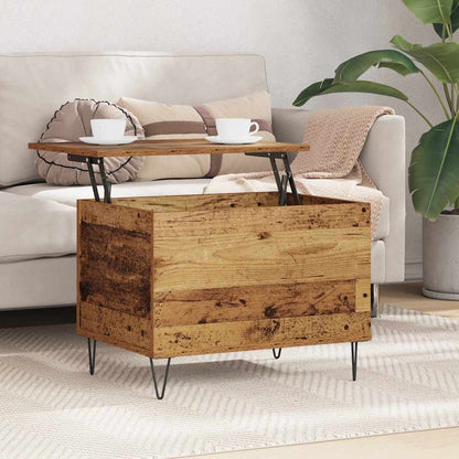 Coffee Table Old Wood 60 x 44.5 x 45 cm Engineered Wood
