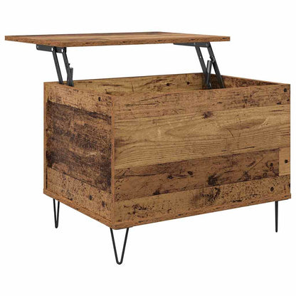 Coffee Table Old Wood 60 x 44.5 x 45 cm Engineered Wood