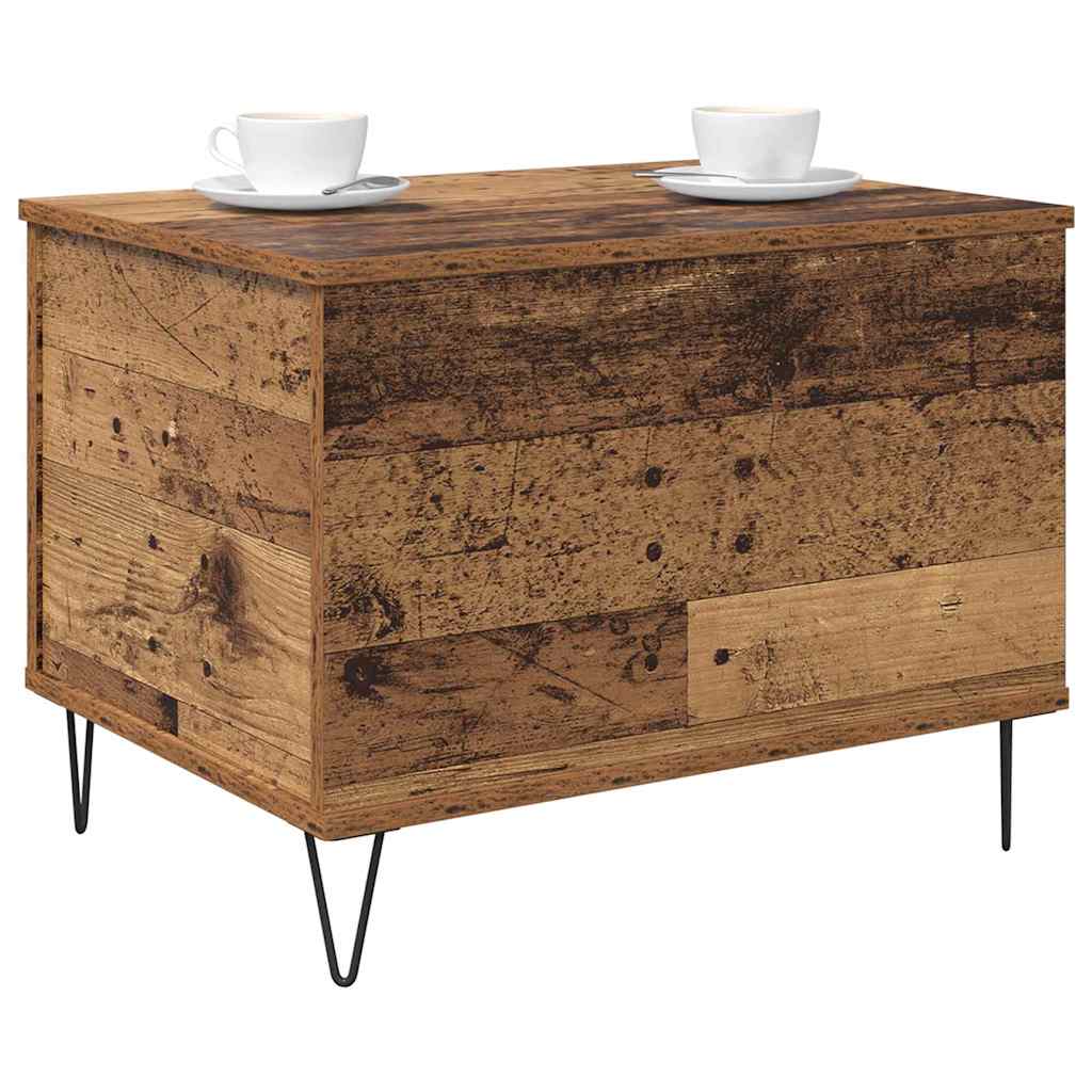 Coffee Table Old Wood 60 x 44.5 x 45 cm Engineered Wood