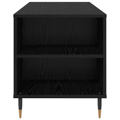 Coffee Table Black Oak 102 x 44.5 x 50 cm Engineered Wood