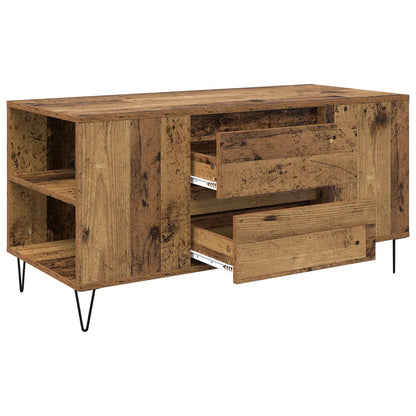 Coffee Table Old Wood 102 x 44.5 x 50 cm Engineered Wood