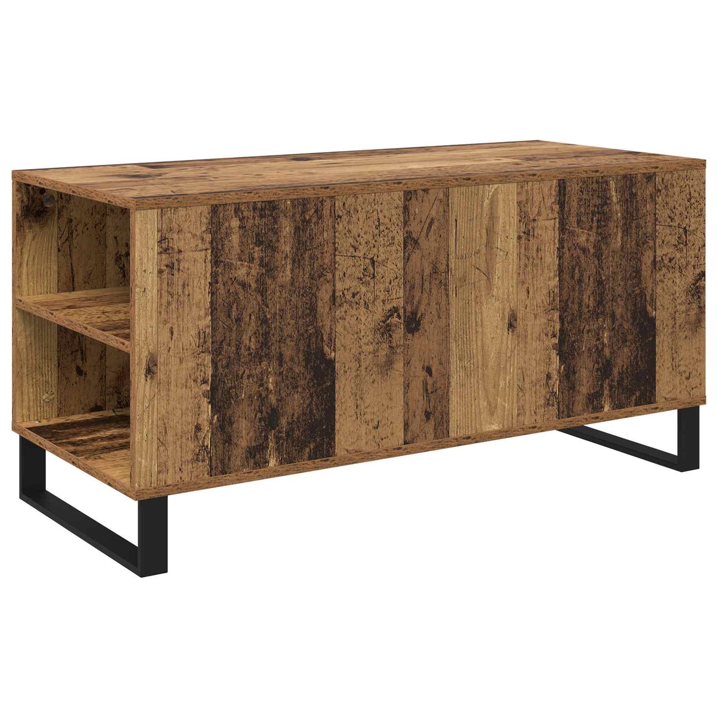 Coffee Table Old Wood 102 x 44.5 x 50 cm Engineered Wood