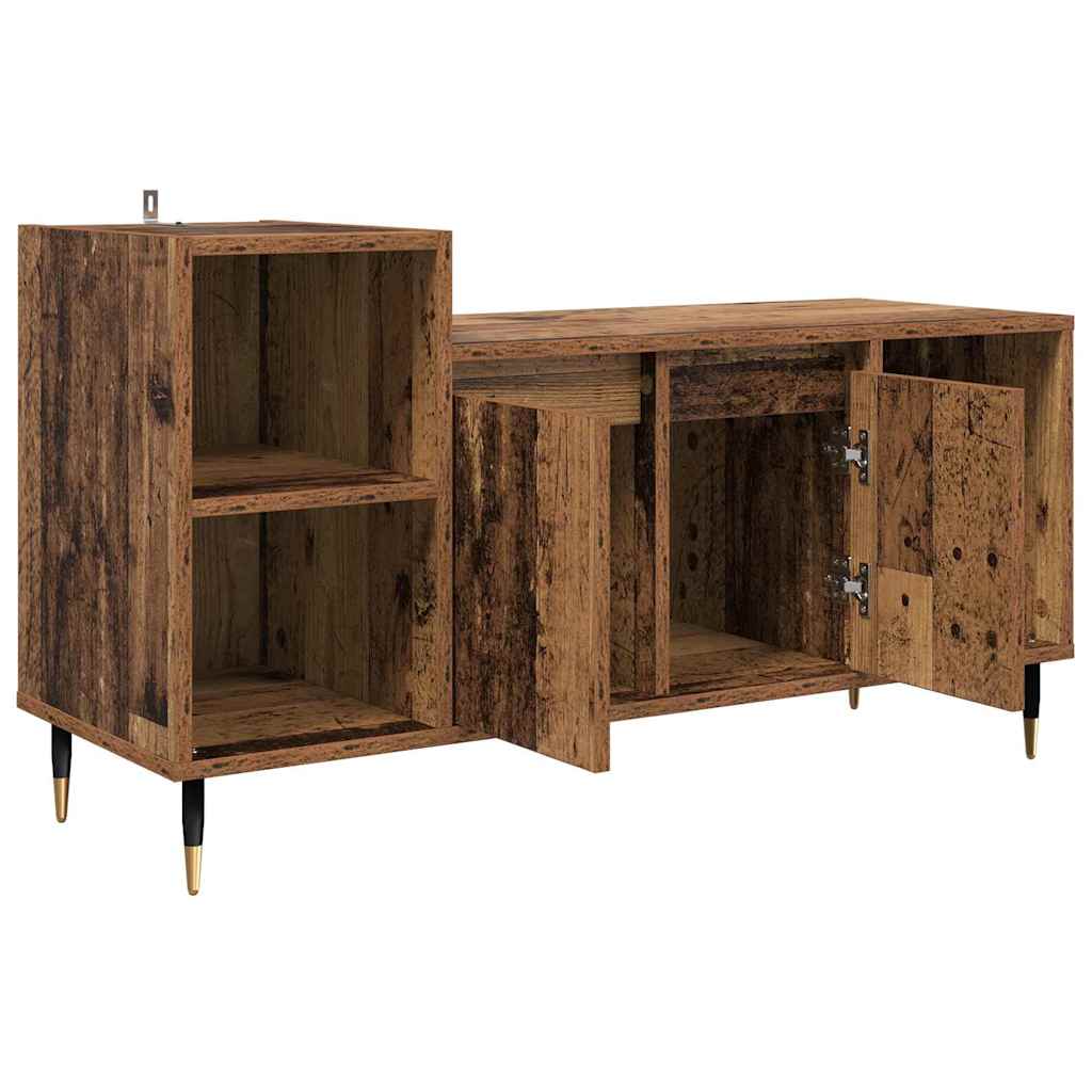 TV Cabinet Old Wood 100 x 35 x 55 cm Engineered Wood