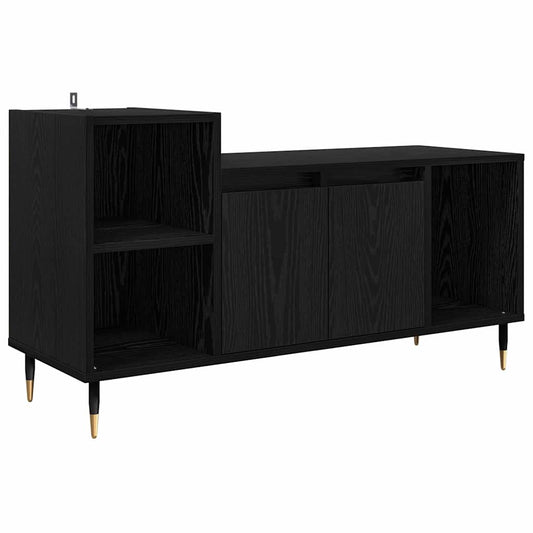 TV Cabinet 100 x 35 x 55 cm Black Oak Engineered Wood