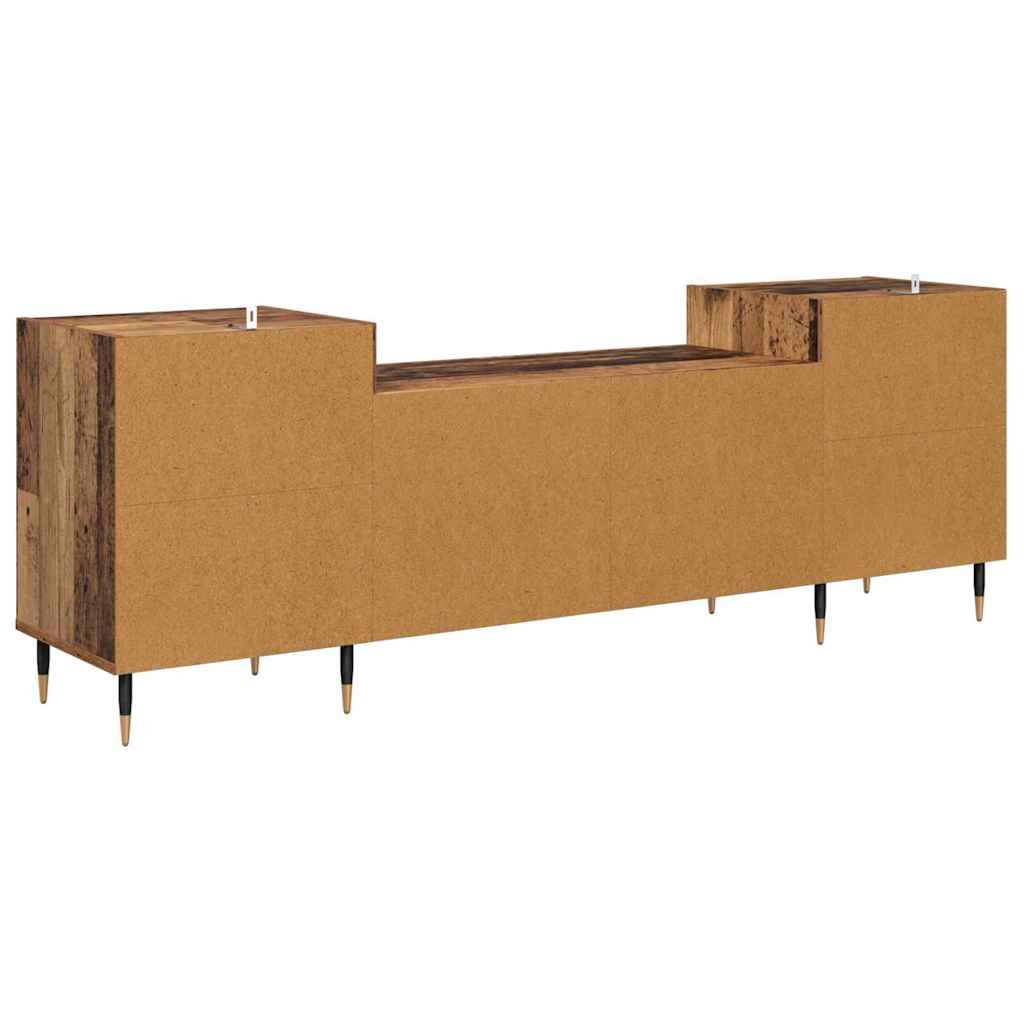 TV Cabinet Old Wood 160 x 35 x 55 cm Engineered Wood