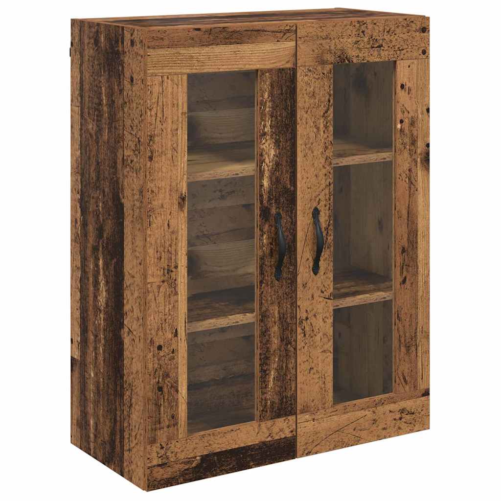 Wall Mounted Cabinet Old Wood 69.5 x 34 x 90 cm