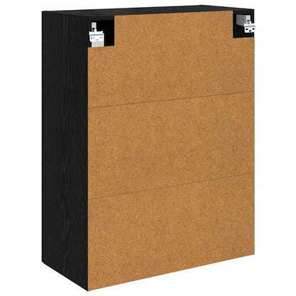 Wall Mounted Cabinet Black Oak 69.5 x 34 x 90 cm