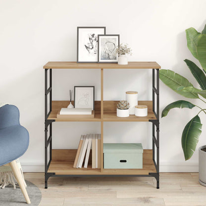 Bookshelf 4-Tier Engineered wood Artisan oak