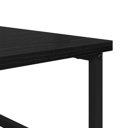 Bookshelf Black Oak 50x33x153cm Engineered Wood