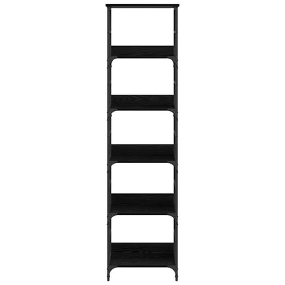 Bookshelf Black Oak 50x33x188.5cm Engineered Wood