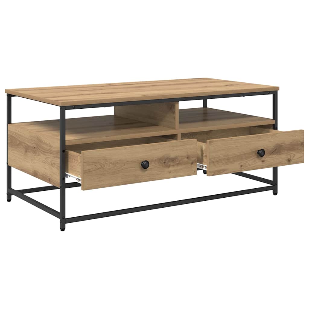 Coffee Table Artisan Oak 100 x 51 x 45 cm Engineered Wood