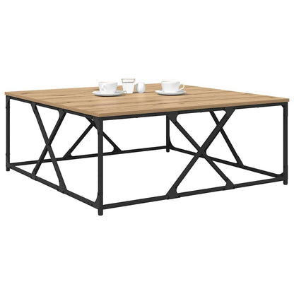 Coffee Table Artisan Oak 100 x 100 x 40 cm Engineered Wood