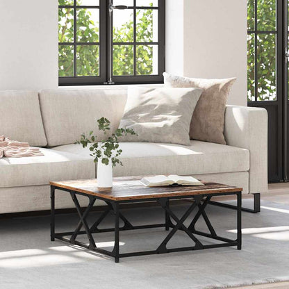 Coffee Table Old Wood 70 x 70 x 30 cm Engineered Wood