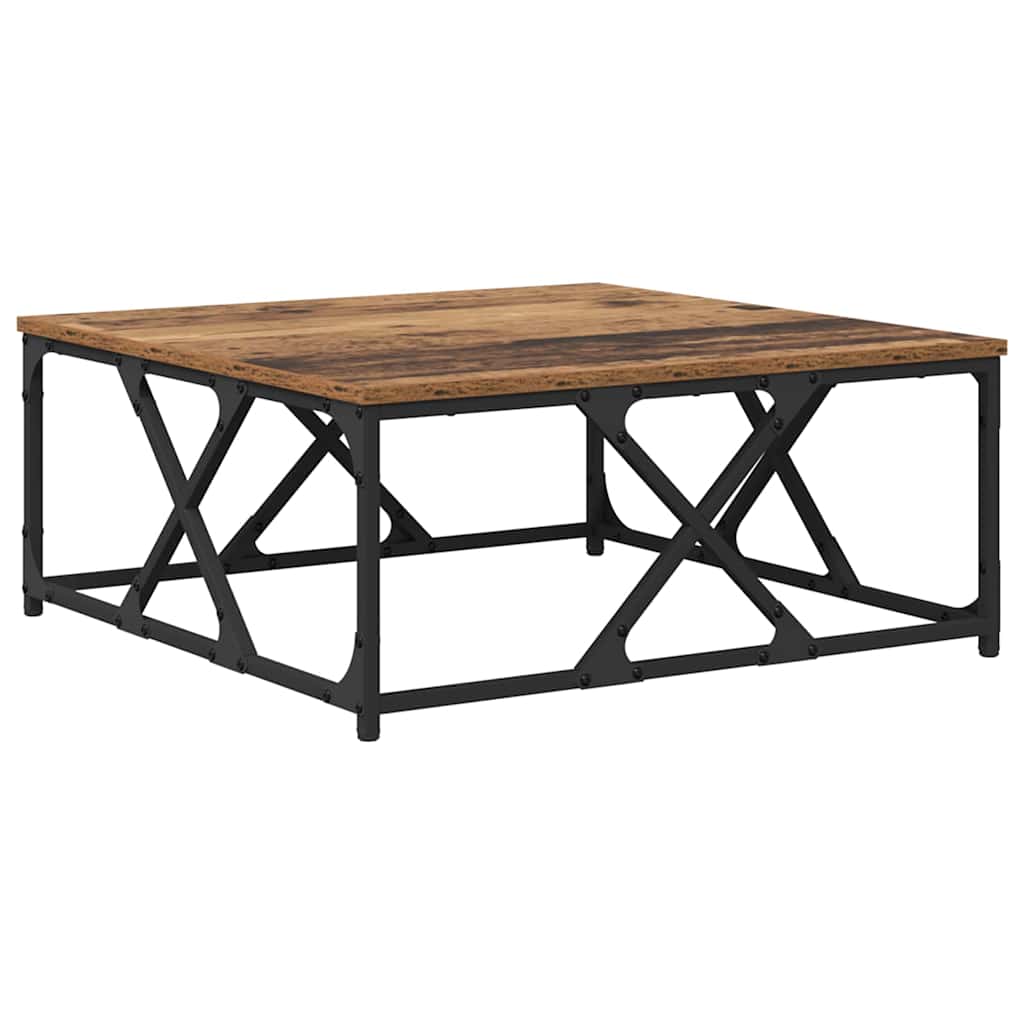 Coffee Table Old Wood 70 x 70 x 30 cm Engineered Wood
