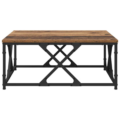 Coffee Table Old Wood 70 x 70 x 30 cm Engineered Wood