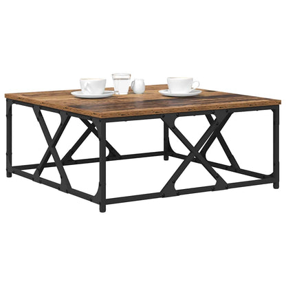 Coffee Table Old Wood 70 x 70 x 30 cm Engineered Wood