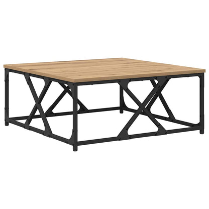 Coffee Table Artisan Oak 70 x 70 x 30 cm Engineered Wood