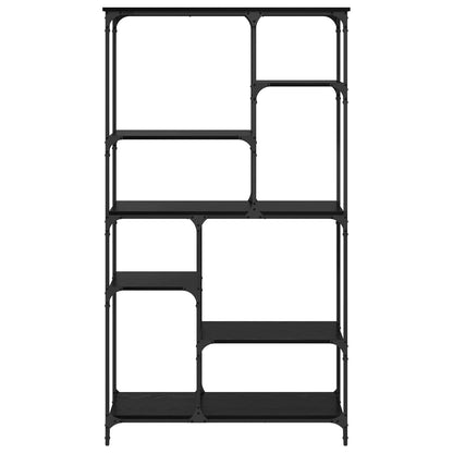 Bookshelf Black Oak 99 x 35.5 x 176 cm Engineered Wood