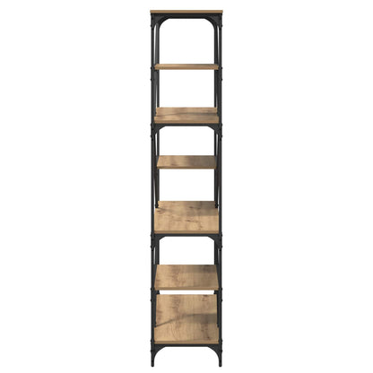 Bookshelf 9-Tier 91 x 36 x 176 cm Engineered Wood Artisan Oak
