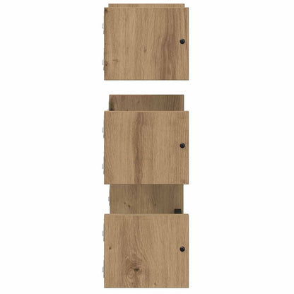 Wall Shelf Set 3 pcs Artisan Oak 40 x 16 x 14 cm