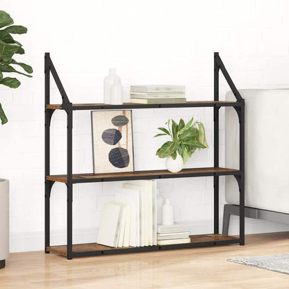 Wall Shelf Old Wood 80 x 21 x 78.5 cm Engineered Wood
