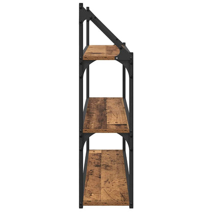 Wall Shelf Old Wood 80 x 21 x 78.5 cm Engineered Wood