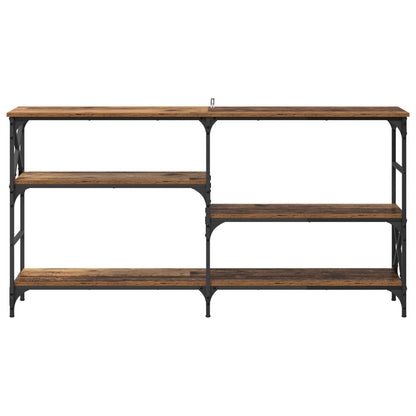 Console Table Old Wood 150 x 29 x 76.5 cm Engineered Wood