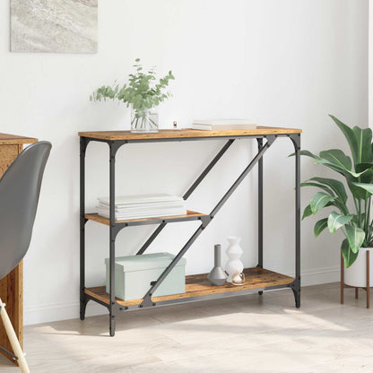 Console Table Old Wood 88.5 x 30 x 75 cm Engineered Wood