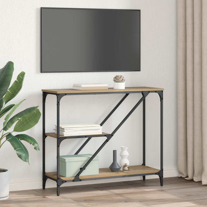 Console Table Artisan Oak 88.5 x 30 x 75 cm Engineered Wood