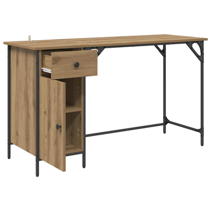 Computer Desk Artisan Oak Engineered Wood 131 x 48 x 75 cm