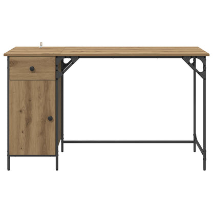 Computer Desk Artisan Oak Engineered Wood 131 x 48 x 75 cm