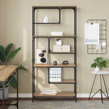 Bookcase 6-Tier Engineered wood Artisan oak