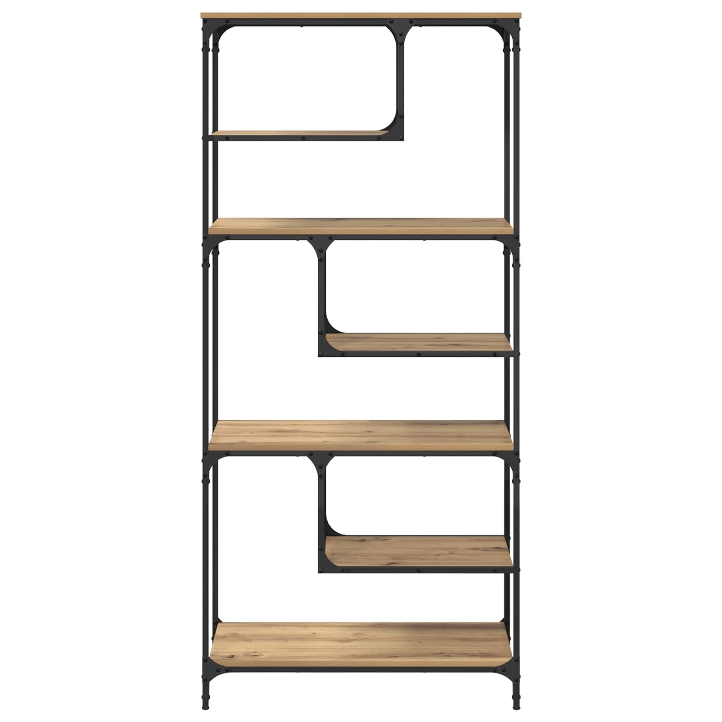 Bookcase 6-Tier Engineered wood Artisan oak