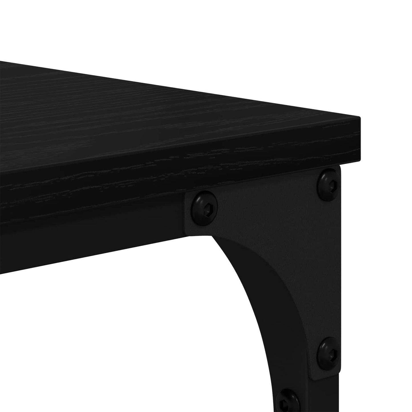 Bookcase Black oak Engineered wood