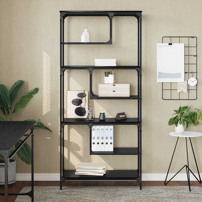 Bookcase Black oak Engineered wood