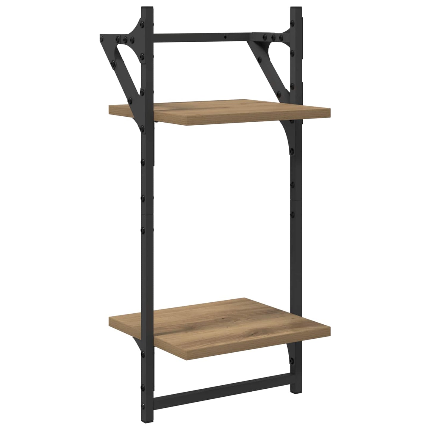 Wall Shelf Set Wall-Mounted 6 pcs Artisan Oak 100 x 25 x 30 cm