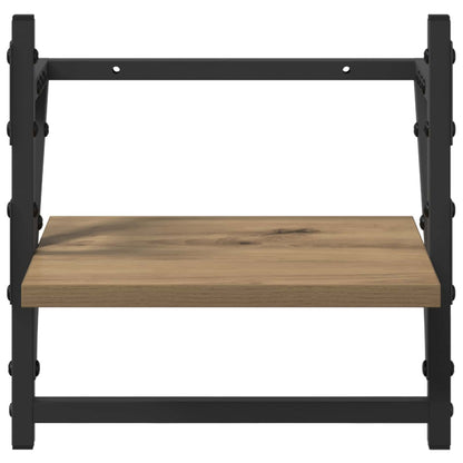 Wall Shelf Set Wall-Mounted 6 pcs Artisan Oak 100 x 25 x 30 cm