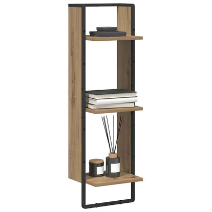 Wall Shelf Wall-Mounted Artisan Oak 30 x 25 x 100 cm